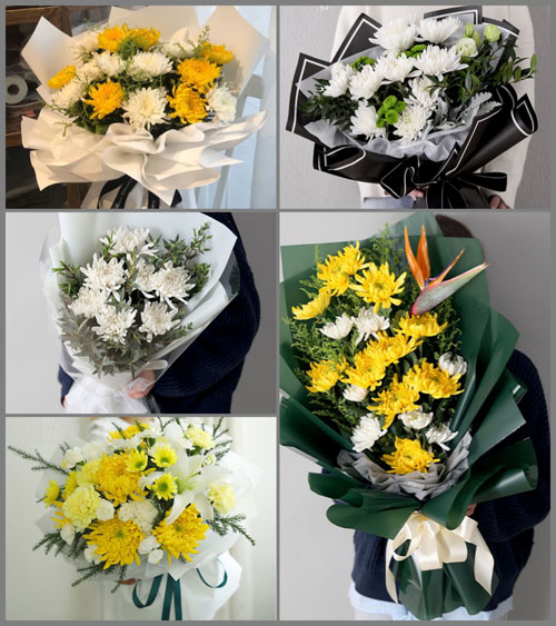 广西南宁西乡塘区安吉街道白事花束代送
